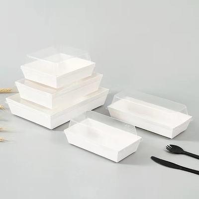 28oz से 74oz खाद्य कंटेनर पेपर बॉक्स पेस्ट्री सुशी टू गो बॉक्स