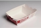 फ्राइड चिकन फूड कंटेनर पेपर बॉक्स 10.6 * 9.7 * 6.5 सेमी पेपर टेक अवे कंटेनर