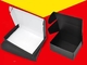 कस्टम इको फ्रेंडली नालीदार पेपर बॉक्स ब्लैक कार्डबोर्ड शिपिंग बॉक्स