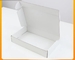 15x15x5cm बायोडिग्रेडेबल नालीदार पेपर बॉक्स सादा सफेद तह पेपर बॉक्स