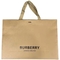 200pcs से 500pcs सोना मुद्रांकन वस्त्र पेपर बैग रिबन हैंडल क्राफ्ट शॉपिंग बैग