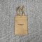 200pcs से 500pcs सोना मुद्रांकन वस्त्र पेपर बैग रिबन हैंडल क्राफ्ट शॉपिंग बैग