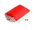 पन्नी गर्म मुद्रांकन लाल पैकेजिंग क्राफ्ट पेपर बॉक्स 9cm * 7cm * 2.5cm